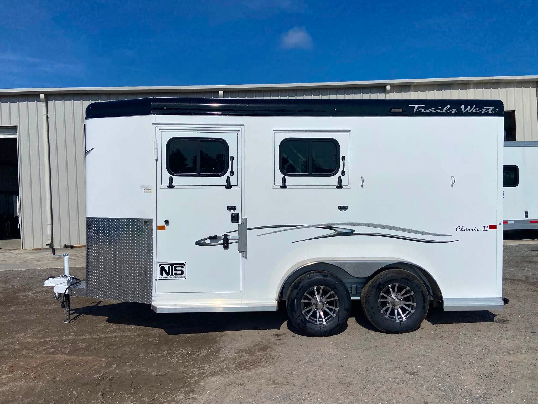 2027 Trails West 2 Horse Slant Load Bumper Pull Trailer