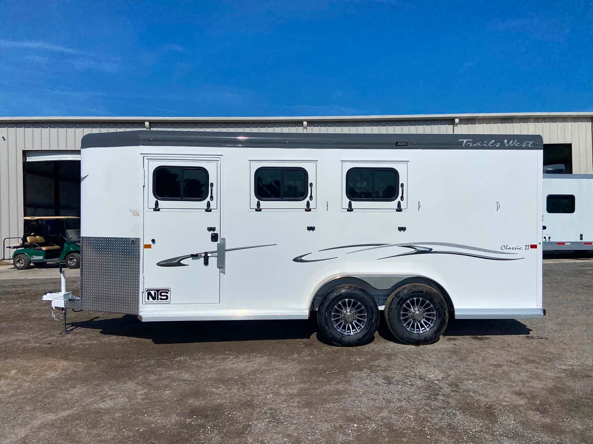 2027 Trails West 3 Horse Slant Load Bumper Pull Trailer